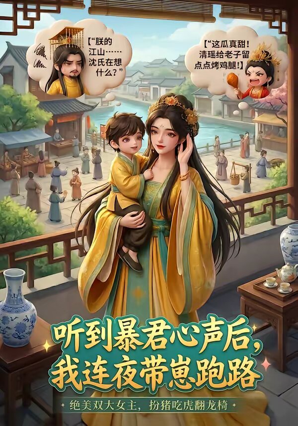 听到暴君心声后，我连夜带崽跑路